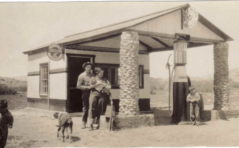 Eugene McGuires gas station in McGuireville